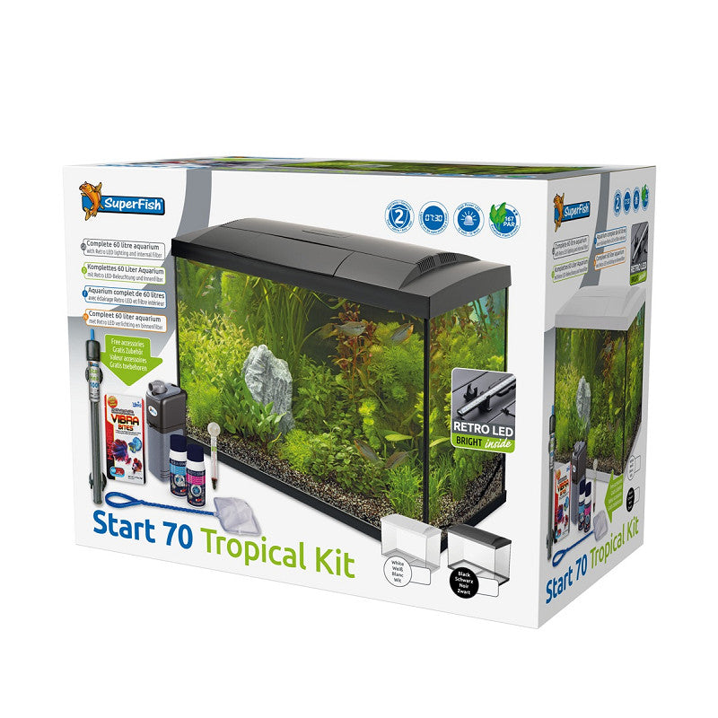 SuperFish Start 70 Tropical Kit Zwart