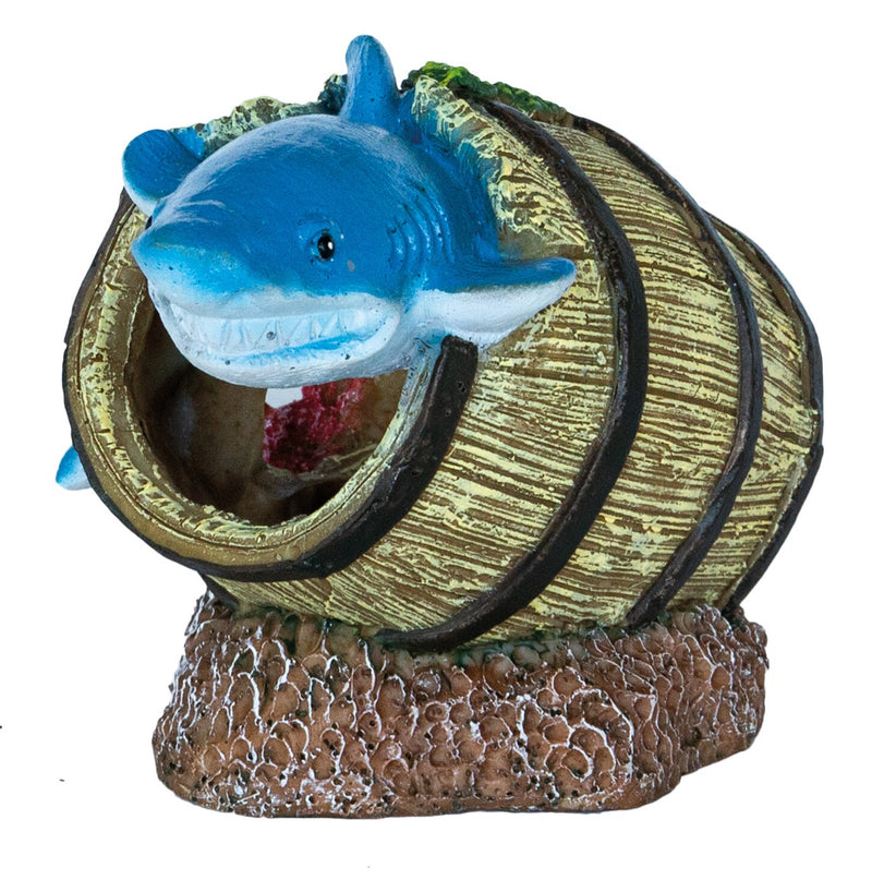 SuperFish Deco Barrel Shark Aquarium Decoratie