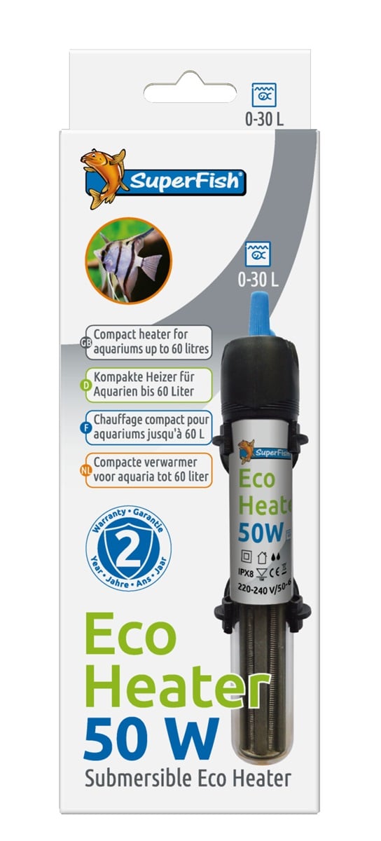 SuperFish Eco Heater 50 W verpakking