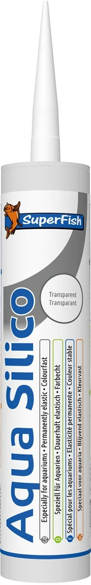 SuperFish Aquarium Silicone kit Tube 300ml transparant