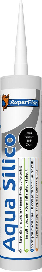 SuperFish Aquarium Siliconekit Tube 300 ml zwart