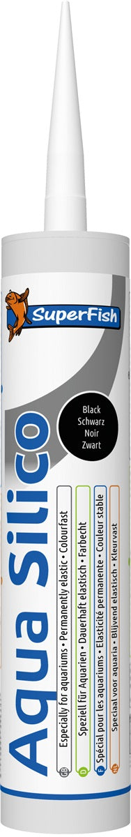 SuperFish Aquarium Siliconekit Tube 300 ml zwart