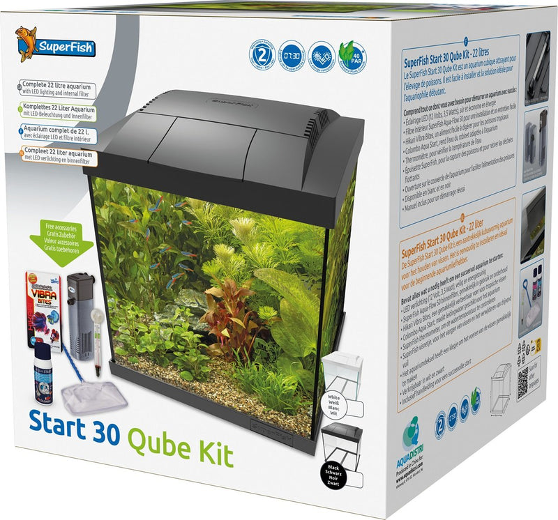 SuperFish Start 30 Qube Kit Zwart