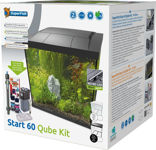 SuperFish Start 60 Qube Kit Zwart