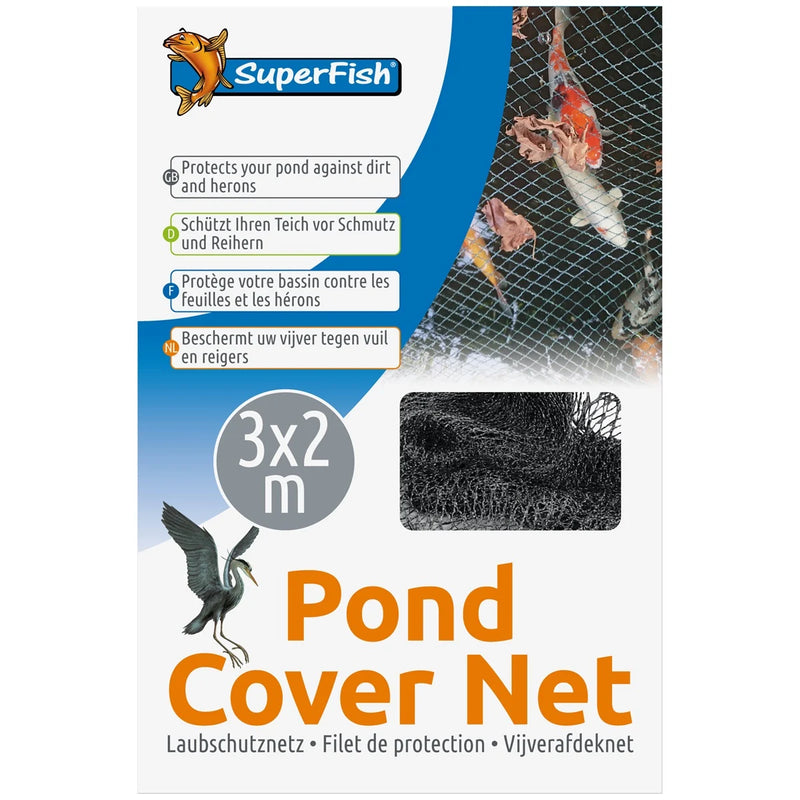 SuperFish Vijverafdeknet 3x2m
