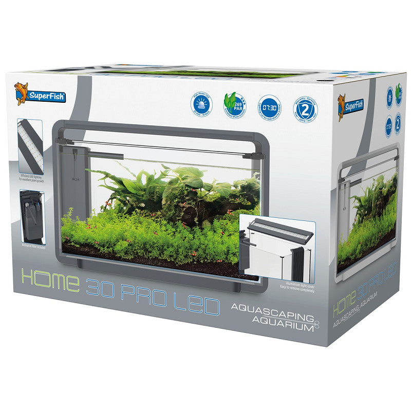 SuperFish home Proled 30 Aquarium Zwart