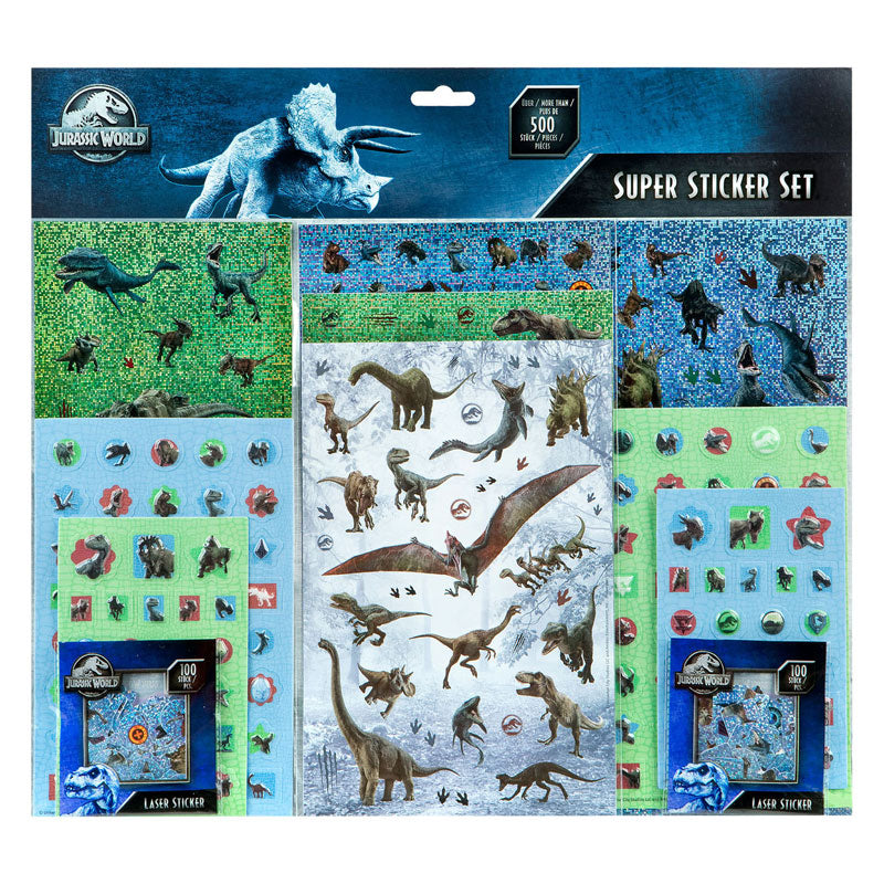 Super Stickerset Jurassic World - Mijnspeelgoedshop