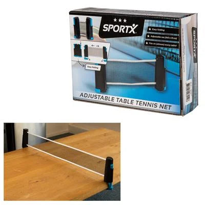 Roll-up table tennis net
