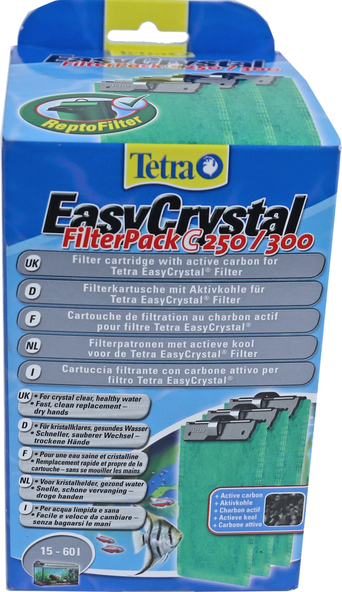 ROSYLEVE 12er Set Aquarium Filterkartuschen - Ersatz Für Tetra EasyCrystal Filter 250 & 300