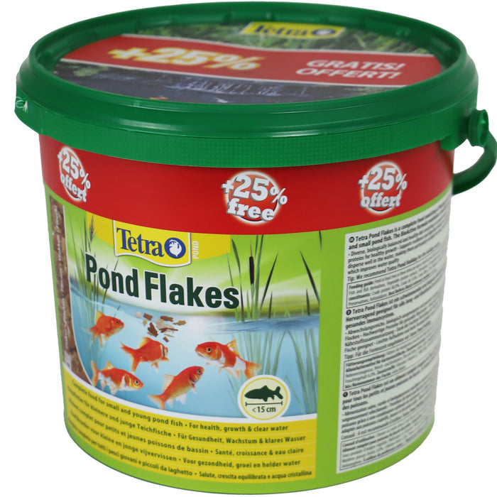 Tetra Pond Flakes 4+1 Liter Promo
