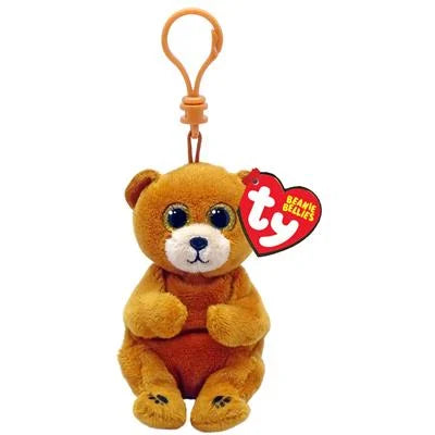 Ty Beanie Babies Bellies Clip Duncan Bear 10 cm / Pluche Knuffel / Knuffelshop