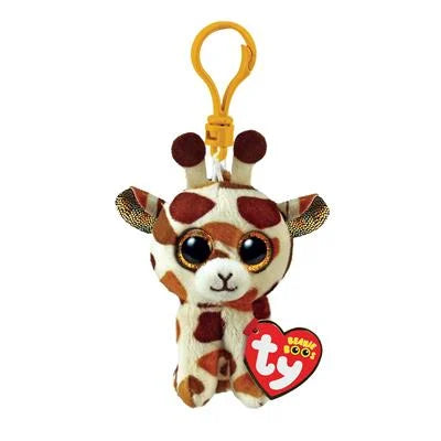 Ty Beanie Boo's Clip Stilts Giraffe 7 cm / Pluche Sleutelhanger / Knuffelshop