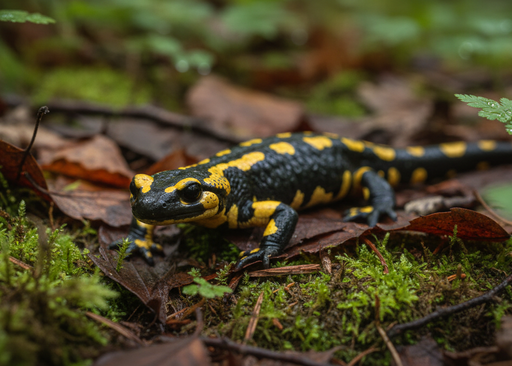 Vuursalamander magneet – Europese Wildlife