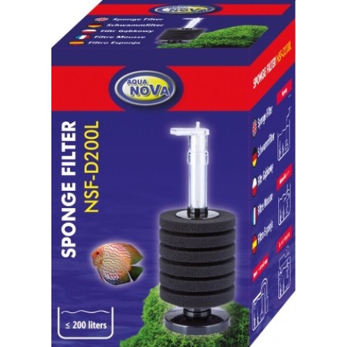 Aqua Nova NSF-D200L - Sponsfilter