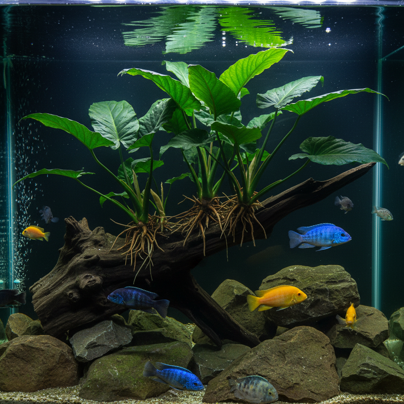 Anubias Barteri XL in aquarium