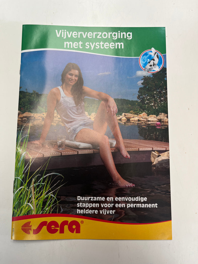 Sera Vijververzorging met systeem