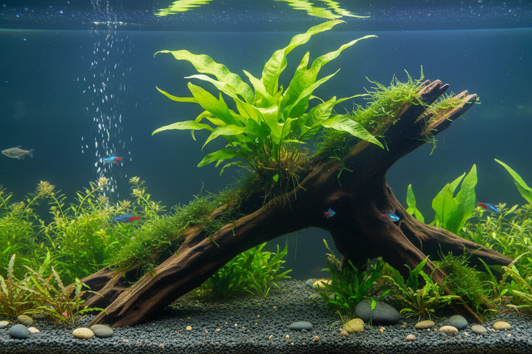 Microsorum Pteropus Latifolia aquascape