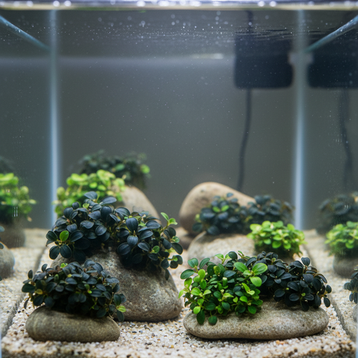 Anubias Nana Petite nano aquarium iwagumi - ultra compacte dwerg voorzone plant