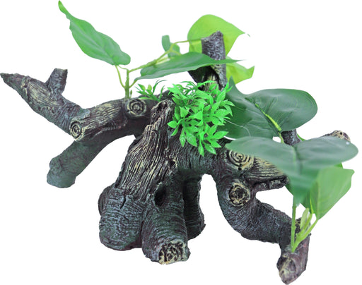 oon Aqua Deco Boomstronk met Planten 27 cm