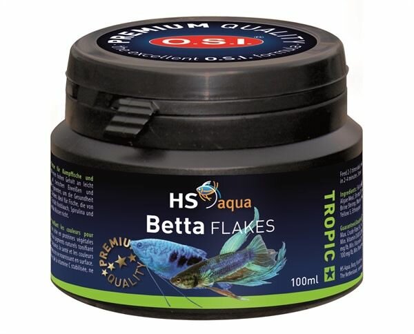Hs Aqua Betta Flakes 100 ml - Aquarium Vissenvoer