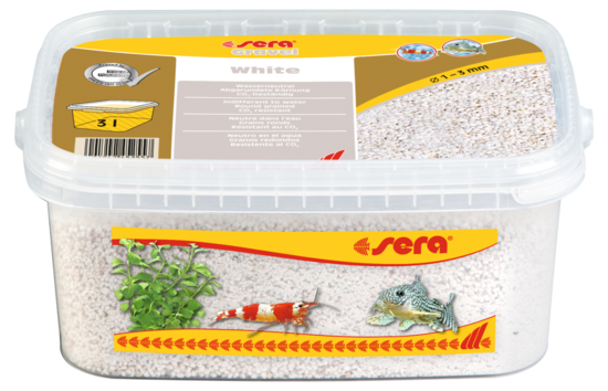 Sera Gravel White 1-3 mm 3 liter