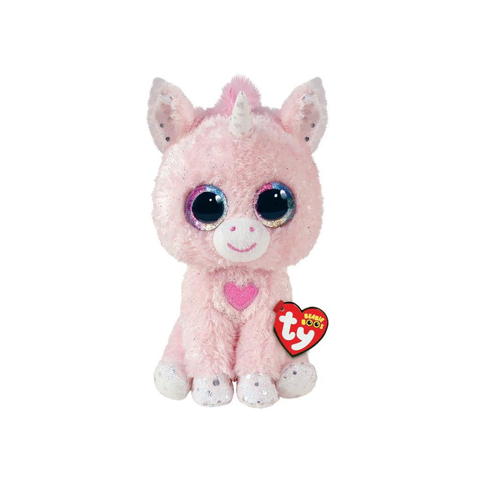 Ty Beanie Boo's Pink Snookie Unicorn 15 cm