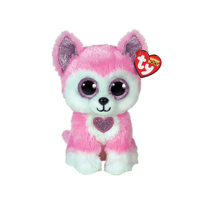 Ty Beanie Boo's Pink Hunk Husky 15 cm